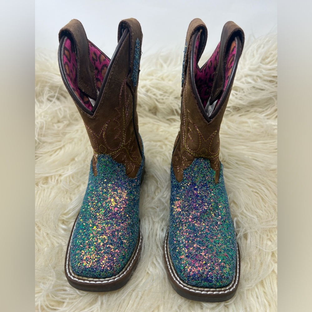 Smoky Mountain Glitter Boots Big Kid Size 11